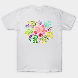 Watercolour fantasy bouquet T-Shirt